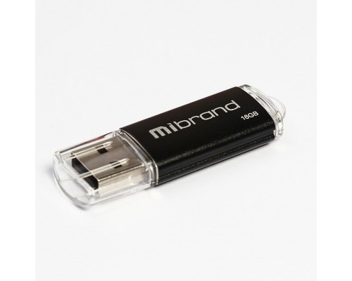 USB флеш накопичувач Mibrand 16GB Cougar Black USB 2.0 (MI2.0/CU16P1B)