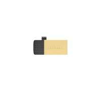 USB флеш накопичувач Transcend 32GB On-The-Go Gold USB 2.0 (TS32GJF380G)