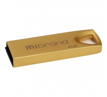USB флеш накопичувач Mibrand 4GB Taipan Gold USB 2.0 (MI2.0/TA4U2G)