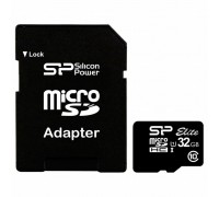 Карта пам'яті Silicon Power 32GB microSDHC class 10 (SP032GBSTH011V10SP)