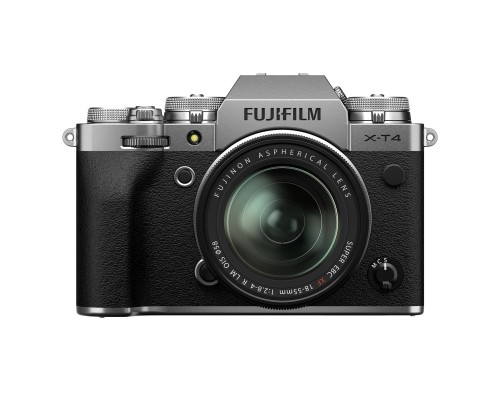Цифровий фотоапарат Fujifilm X-T4 + XF 18-55mm F2.8-4 Kit Silver (16650883)