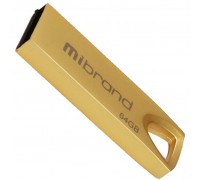 USB флеш накопичувач Mibrand 64GB Taipan Gold USB 2.0 (MI2.0/TA64U2G)
