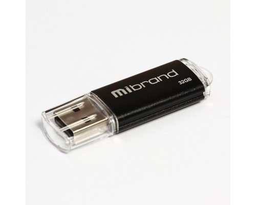 USB флеш накопичувач Mibrand 32GB Cougar Black USB 2.0 (MI2.0/CU32P1B)