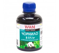 Чорнило WWM Brother DCP-T300/T500W/T700W 200г Black Pigmented (B51/BP)