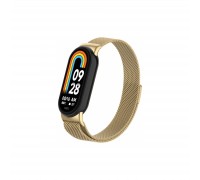 Ремінець до фітнес браслета Armorstandart Milanese Magnetic Band для Xiaomi Mi Band 8 Gold (ARM69919)