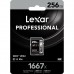 Карта пам'яті Lexar 256GB SDXC class 10 UHS-II U3 V60 1667x Professional (LSD256CB1667)