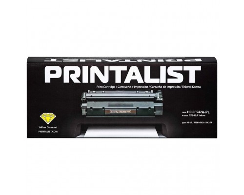 Картридж Printalist HP CLJ M280/M281/M254 CF542A Yellow (HP-CF542A-PL)