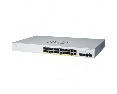 Комутатор мережевий Cisco CBS220-24T-4G-EU