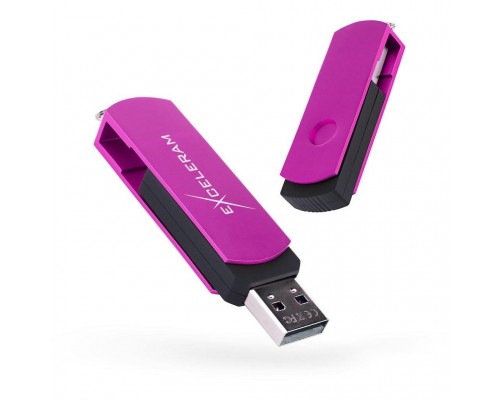USB флеш накопичувач eXceleram 32GB P2 Series Purple/Black USB 2.0 (EXP2U2PUB32)