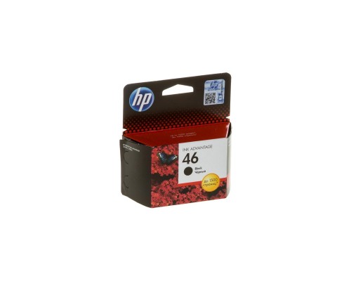 Картридж HP DJ No. 46 Ultra Ink Advantage Black (CZ637AE)