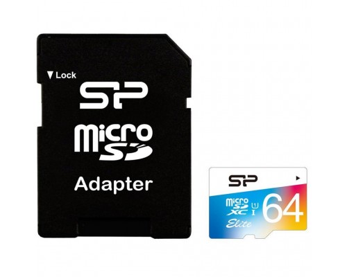 Карта пам'яті Silicon Power 64GB microSDXC Class 10 UHS-I U1 (SP064GBSTXBU1V20SP)