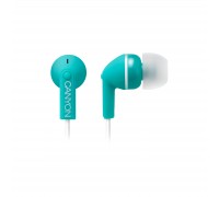 Наушники CANYON fashion earphones Green (CNS-CEP01G)