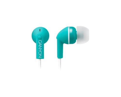 Навушники CANYON fashion earphones Green (CNS-CEP01G)