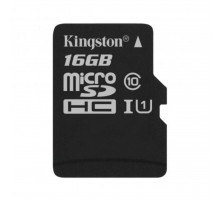 Карта пам'яті Kingston 16GB microSDHC class 10 Canvas Select Plus 100R A1 (SDCS2/16GBSP)