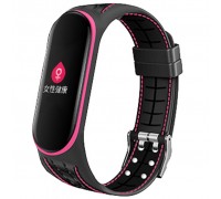 Ремінець до фітнес браслета BeCover Lattice Style для Xiaomi Mi Smart Band 5 Pink (705163)