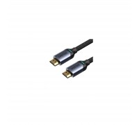 Кабель мультимедійний HDMI to HDMI 2.0m V.2.1 8K 60Hz HDR10 HLG 48Gbps YUV 444 Choetech (XHH01-BK)