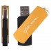 USB флеш накопичувач eXceleram 32GB P2 Series Gold/Black USB 2.0 (EXP2U2GOB32)
