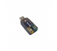 Звукова плата Dynamode USB 6(5.1) 3D RTL dark gray (USB-SOUNDCARD2.0 black)