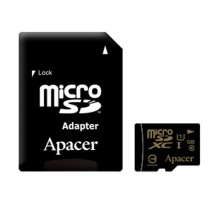 Карта пам'яті Apacer 128GB microSDXC UHS-I Class10 w/ 1 Adapter RP (AP128GMCSX10U1-R)