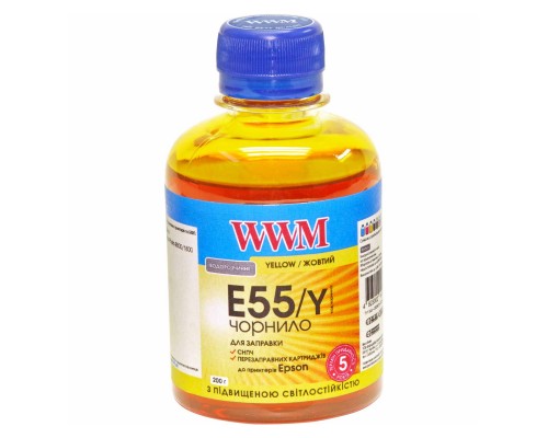 Чорнило WWM EPSON R800/1800 (Yellow) (E55/Y)