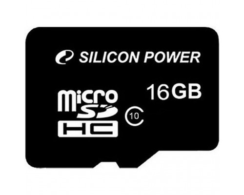 Карта пам'яті Silicon Power 16Gb MicroSD class 10 (SP016GBSTH010V10SP)