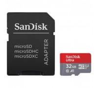 Карта пам'яті SANDISK 32GB microSDHC class 10 UHS-I A1 Ultra (SDSQUAR-032G-GN6IA)