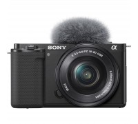 Цифровий фотоапарат Sony Alpha ZV-E10 kit 16-50mm Black (ZVE10LB.CEC)