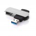 USB флеш накопичувач eXceleram 16GB P2 Series Silver/Black USB 3.1 Gen 1 (EXP2U3SIB16)