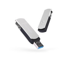 USB флеш накопичувач eXceleram 16GB P2 Series Silver/Black USB 3.1 Gen 1 (EXP2U3SIB16)