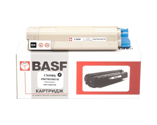 Тонер-картридж BASF OKI C5650/5750 Black 43865740/43865740 (KT-C5650K)
