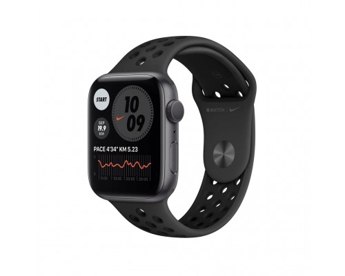 Смарт-годинник Apple Watch Nike SE GPS, 44mm Space Grey Aluminium Case with Anthr (MKQ83UL/A)