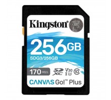 Карта пам'яті Kingston 256GB SDXC class 10 UHS-I U3 Canvas Go Plus (SDG3/256GB)