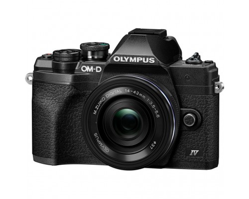 Цифровий фотоапарат Olympus E-M10 mark IV Pancake Zoom 14-42 Kit black/black (V207132BE000)