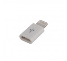Перехідник Lightning to Micro USB Lapara (LA-Lightning-MicroUSB-adaptor white)