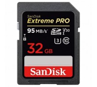 Карта пам'яті SANDISK 32GB SDHC Class10 UHS-I V30 4K Extreme Pro (SDSDXXG-032G-GN4IN)