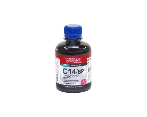 Чорнило WWM CANON PGI-450/PGI-470 200г Black Pigment (C14/BP)