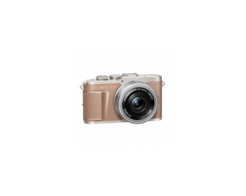 Цифровий фотоапарат Olympus E-PL10 14-42 mm Pancake Zoom Kit brown/silver (V205101NE000)