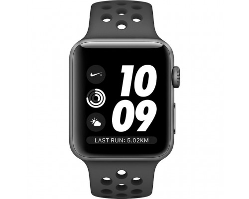 Смарт-годинник Apple Watch Nike+ Series 3 GPS, 42mm Space Grey Aluminium Case wit (MTF42GK/A)