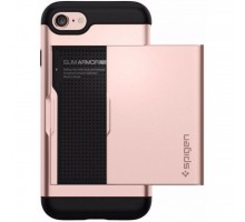 Чохол до моб. телефона Spigen iPhone SE/8/7 Slim Armor CS, Rose Gold (042CS20454)