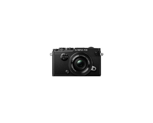 Цифровий фотоапарат Olympus PEN-F Pancake Zoom 14-42 Kit black/black (V204061BE000)