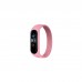 Ремінець до фітнес браслета BeCover Elastic Nylon Style для Xiaomi Mi Smart Band 5/6 (Size M) Pink (706152)