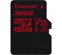Карта пам'яті Kingston 32GB microSDHC class 10 UHS-I U3 (SDCR/32GBSP)