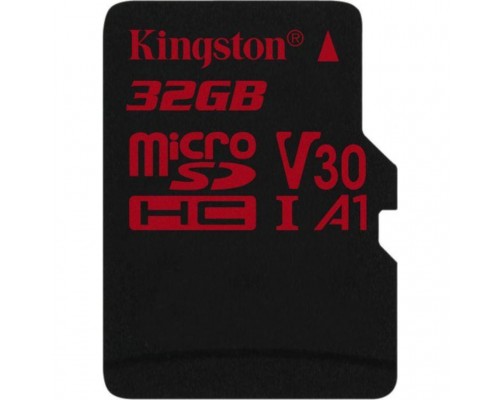 Карта пам'яті Kingston 32GB microSDHC class 10 UHS-I U3 (SDCR/32GBSP)