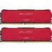 Модуль памяти для компьютера DDR4 16GB (2x8GB) 3200 MHz Ballistix Red MICRON (BL2K8G32C16U4R)