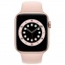 Смарт-годинник Apple Watch Series 6 GPS, 44mm Gold Aluminium Case with Pink Sand (M00E3UL/A)