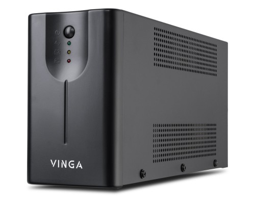 Пристрій безперебійного живлення Vinga LED 1500VA metal case (VPE-1500M)