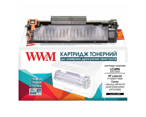 Картридж WWM для HP LJ P1566/1609 (LC49N)