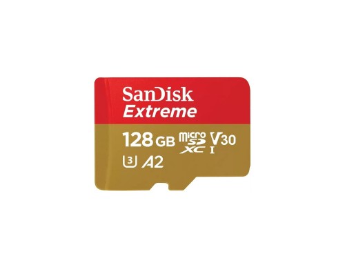 Карта пам'яті SanDisk 128GB microSD class 10 UHS-I U3 Extreme (SDSQXAA-128G-GN6MA)