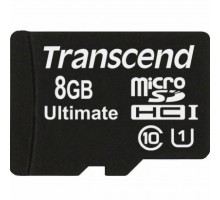 Карта памяти Transcend 8Gb microSDHC Class 10 UHS-I Ultimate 600x (TS8GUSDHC10U1)