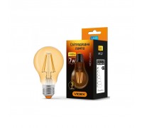 Лампочка TITANUM Filament A60 7W E27 2200K бронза (TLFA6007272A)